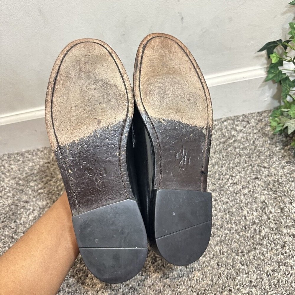 Cole Haan Mens Pinch Tassel Moc Toe Black Leather Loafer Slip On Size 10.5 D - Picture 5 of 10